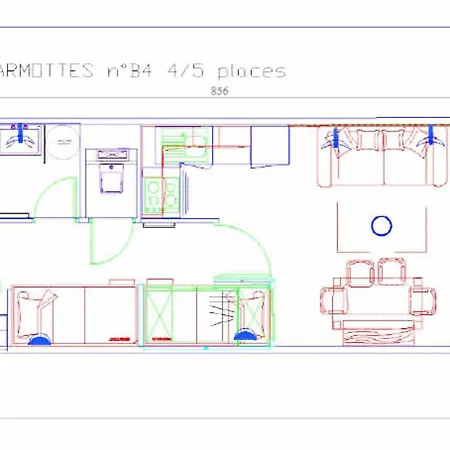 Apartament Marmottes - Pour 5 Personnes Mae-9084 *